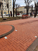 Бульвар, клинкерная брусчатка