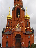 Примеры коттеджей из кирпича ЖКЗ красный