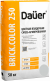 Кладочная смесь для облицовочного кирпича Dauer BRICK.COLOR 250 светло-серый, армированная, 50 кг, лето