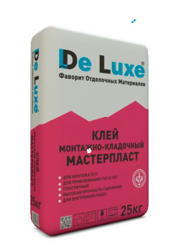 Клей монтажный Мастерпласт DE LUXE 25кг 