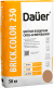 Кладочная смесь для облицовочного кирпича Dauer BRICK.COLOR 250 светло-коричневый, армированная, 50 кг, лето