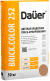 Цветная кладочная смесь Dauer BRICK.COLOR 252 армированная (для клинкера), светло-коричневый, 50 кг, лето