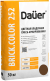 Цветная кладочная смесь Dauer BRICK.COLOR 252 армированная (для клинкера), коричневый, 50 кг, лето