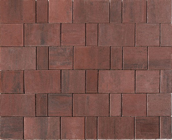 Тротуарная плитка Старый город Ландхаус, 60 мм, ColorMix Закат