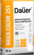Смесь кладочная цветная армированная DAUER BRICK.COLOR 251, белый, 50 кг, лето