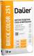 Смесь кладочная цветная армированная DAUER BRICK.COLOR 251, ультра-белый, 50 кг, лето