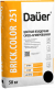 Смесь кладочная цветная армированная DAUER BRICK.COLOR 251, черный, 50 кг, лето