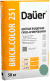 Смесь кладочная цветная армированная DAUER BRICK.COLOR 251, зеленый, 50 кг, лето