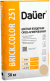 Смесь кладочная цветная армированная DAUER BRICK.COLOR 251, слоновая кость, 50 кг, лето