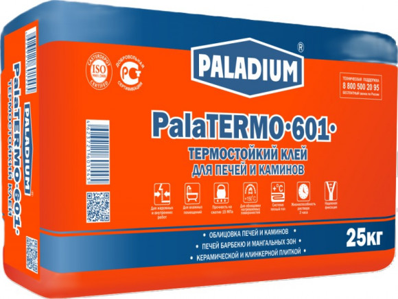 Плиточный клей термостойкий PalaTERMO-601 25 кг
