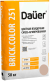 Смесь кладочная цветная армированная DAUER BRICK.COLOR 251, пудра, 50 кг, лето