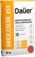 Смесь кладочная цветная армированная DAUER BRICK.COLOR 251, терракотовый, 50 кг, лето