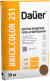 Смесь кладочная цветная армированная DAUER BRICK.COLOR 251, коричневый, 50 кг, лето