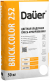 Цветная кладочная смесь Dauer BRICK.COLOR 252 армированная (для клинкера), белый, 50 кг, лето