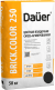 Кладочная смесь для облицовочного кирпича Dauer BRICK.COLOR 250 графитовый, армированная, 50 кг, лето